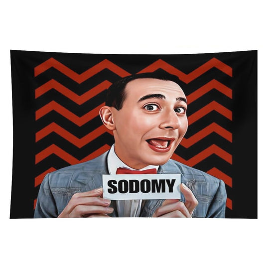 Pee Wee Herman- Sodomy Tapestry