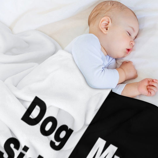 Dog Side My Side Anti-pilling Throw Blanket