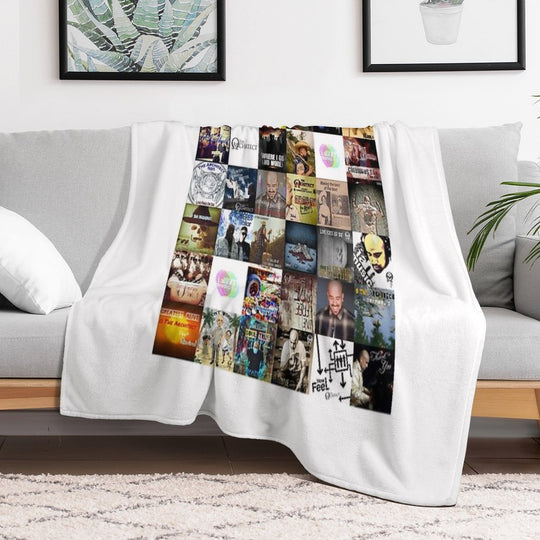 I Am Music Collage All-season Throw Blanket