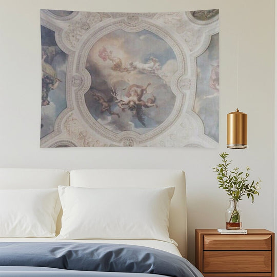 Light Academia Fresco Aesthetic Tapestry