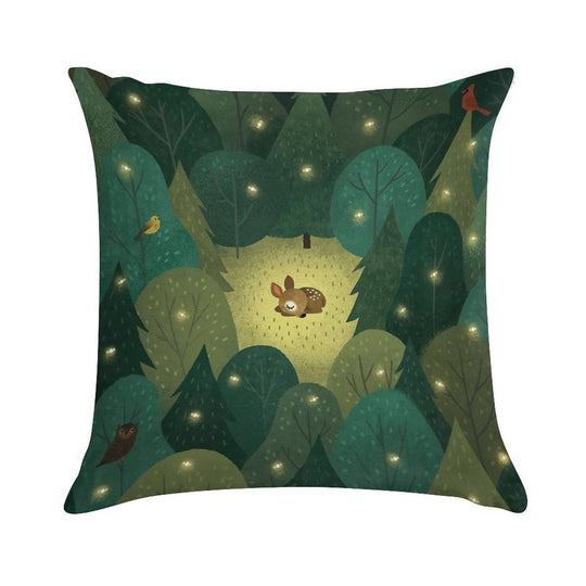 Baby Fawn Soft Home Decor Throw Pillow