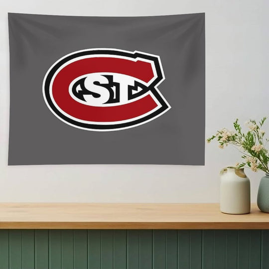 Red Huskies Tapestry