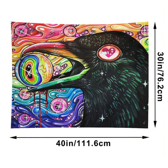 GlitterCrow Tapestry