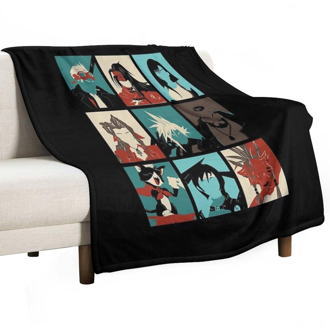 Fantasy Final Seven Shrink-resistant Throw Blanket