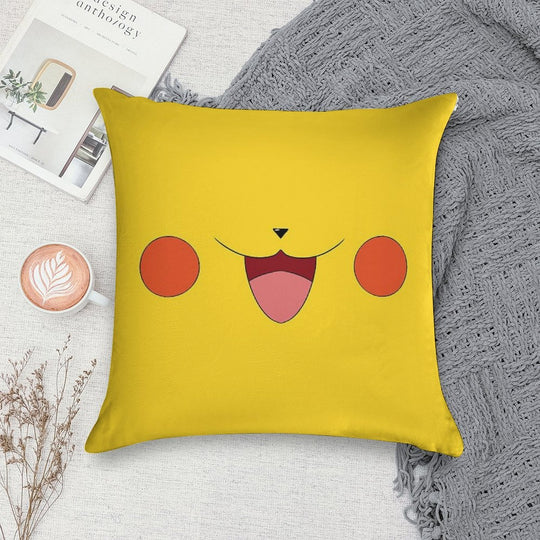 The Electric Mouse Soft Fade-Resistant Throw Pillow