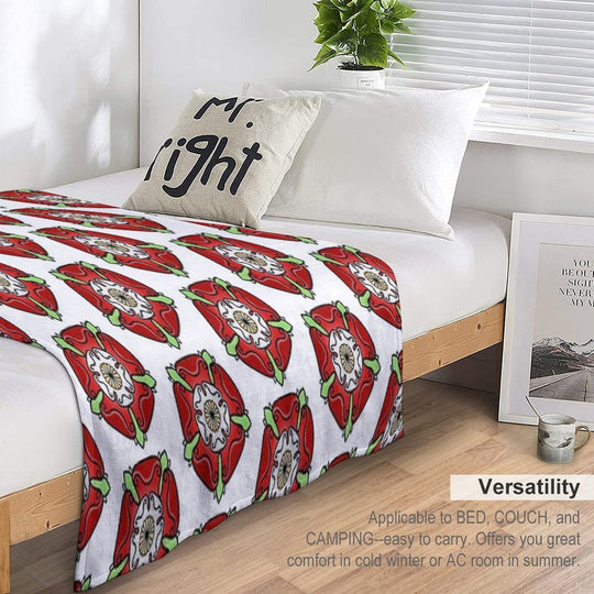 Tudor Rose Multi-functional Throw Blanket
