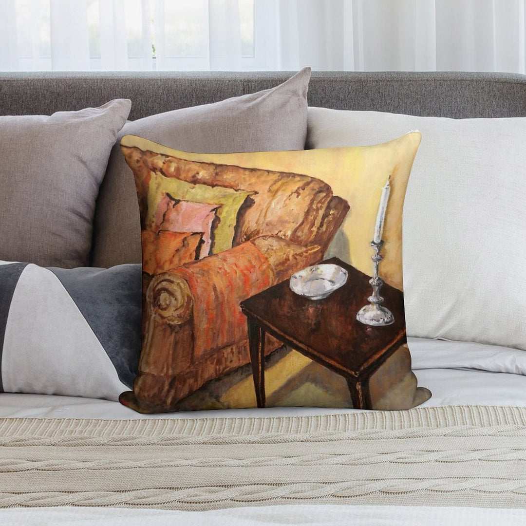 A Corner of My Lounge Soft Home Decor Throw Pillow