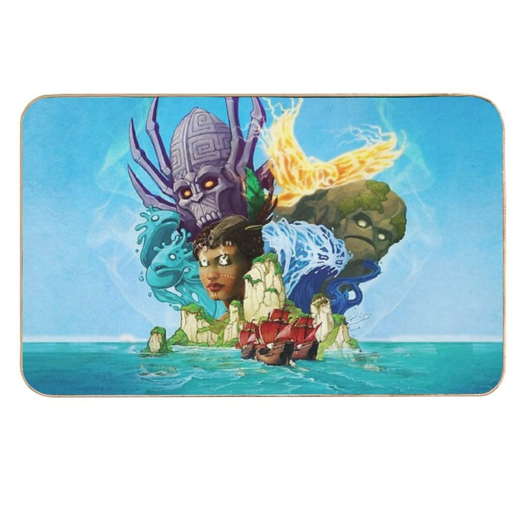 Spirit Island Cover  Pet-Safe Bath Mat