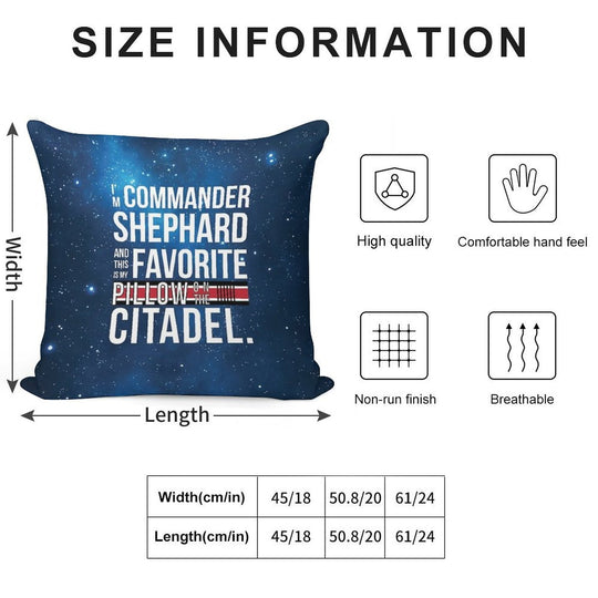 Favorite on The Citadel Soft Fade-Resistant Throw Pillow
