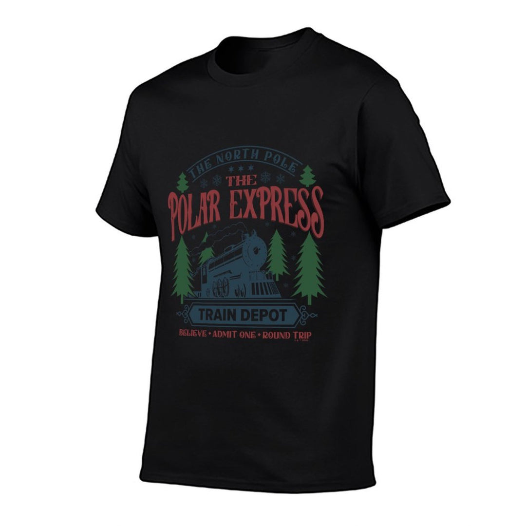 The Polar Express Train Depot  Trendy Pattern T-Shirt