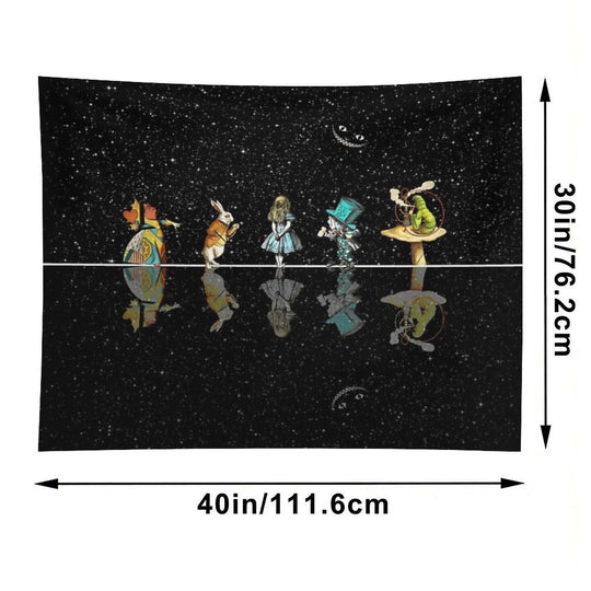 Wonderland Starry Night - Alice In Wonderland Tapestry