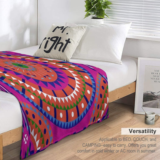 Mandala (Awakening) Versatility Throw Blanket
