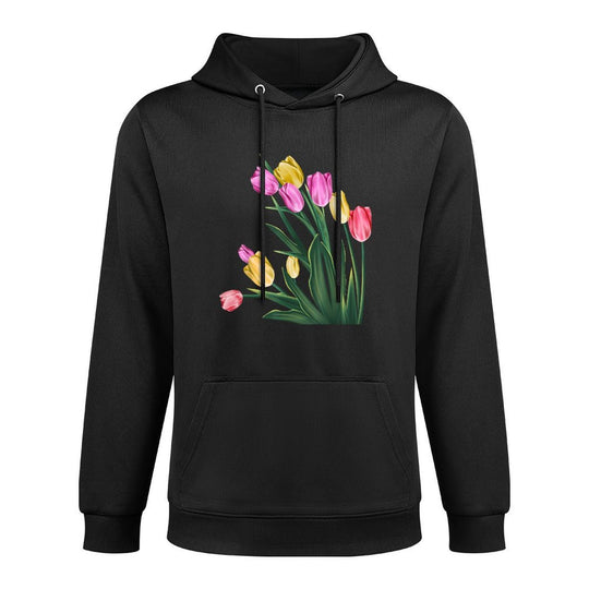 Wonderful Lovely Nature Spring Tulips Flower Plant Gardening Shrink-Resistant Hoodie