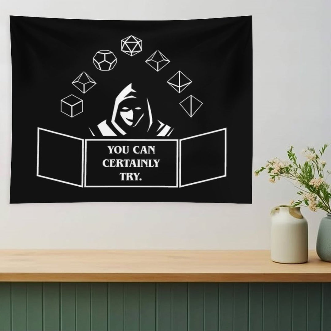 Storyteller Screen And Dice Set Tabletop RPG Gaming Tapestry