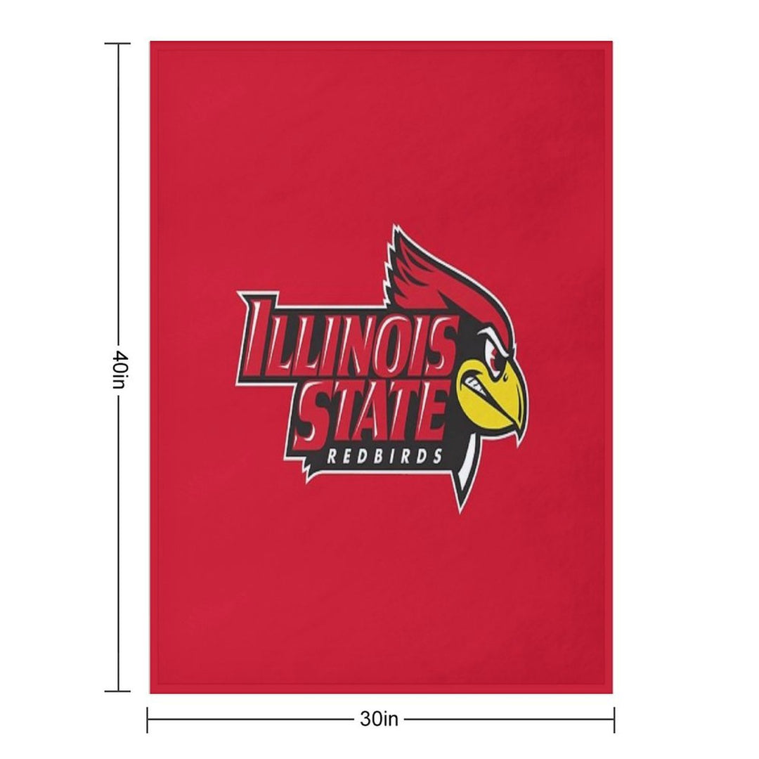 The Redbirds Illinois State-icon All-season Throw Blanket