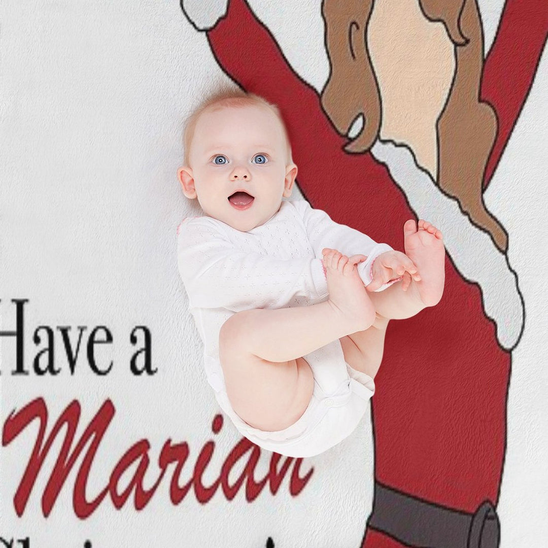 Have A Mariah Christmas ! Plush Throw Blanket