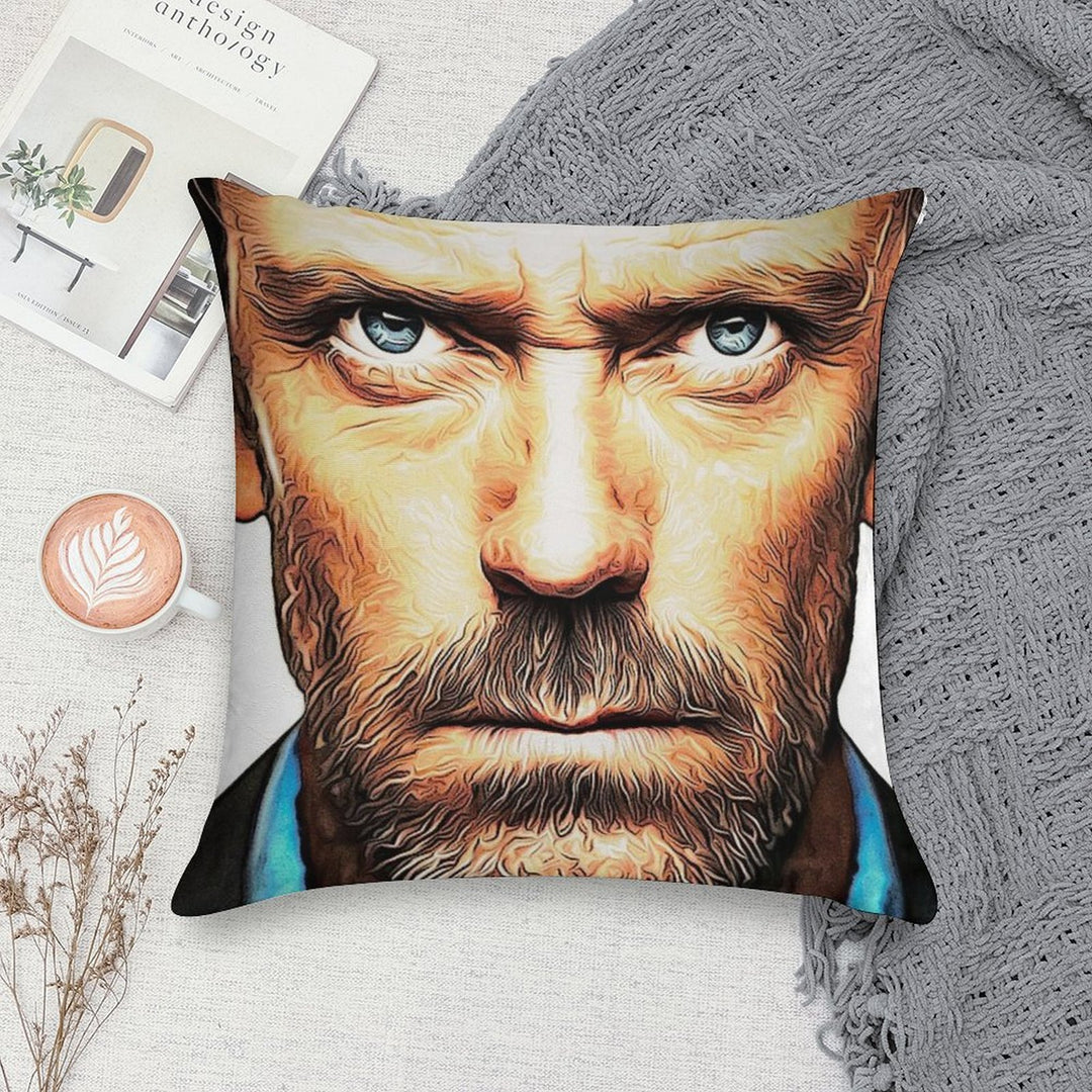 Dr. House Soft Home Decor Throw Pillow