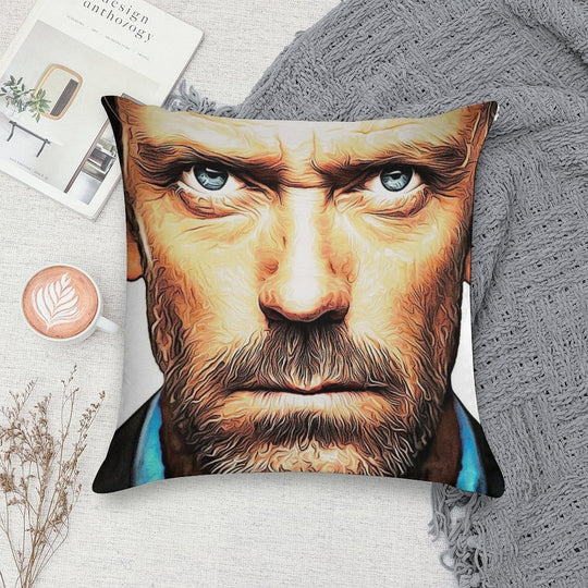 Dr. House Soft Home Decor Throw Pillow