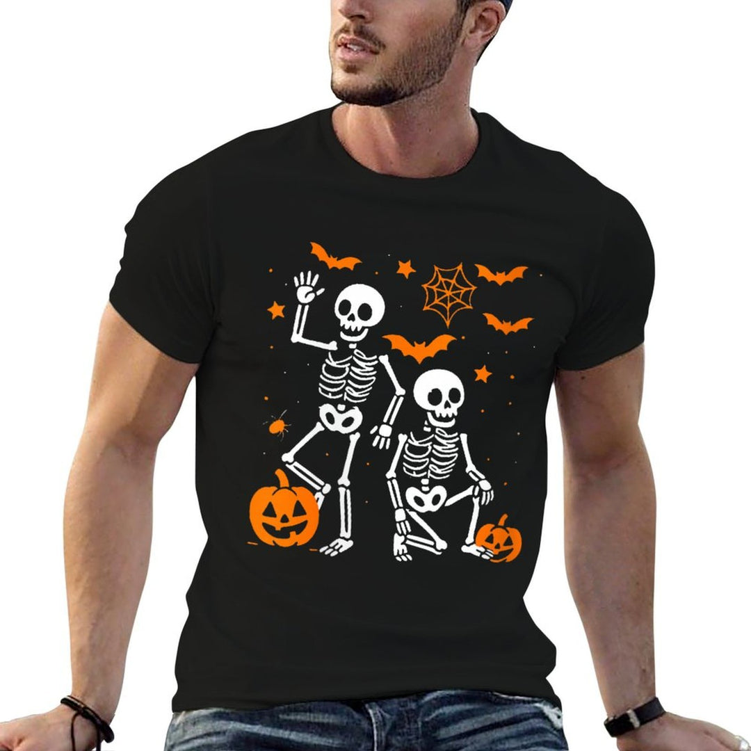 Womens Funny Anti Trump Halloween Skeleton  Eco-friendly Material T-Shirt