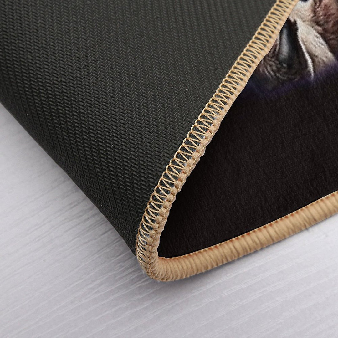 Three Otters Howling At Moon Funny Weird Cursed Meme  Repositionable Bath Mat