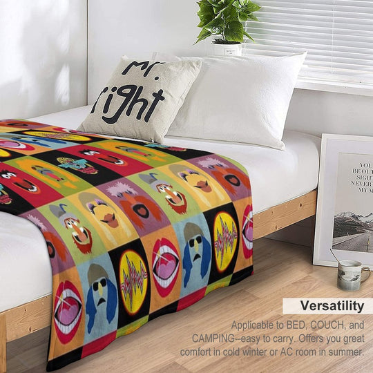 Dr. Teeth And The Electric Mayhem Ft Lips Gift-ready Throw Blanket