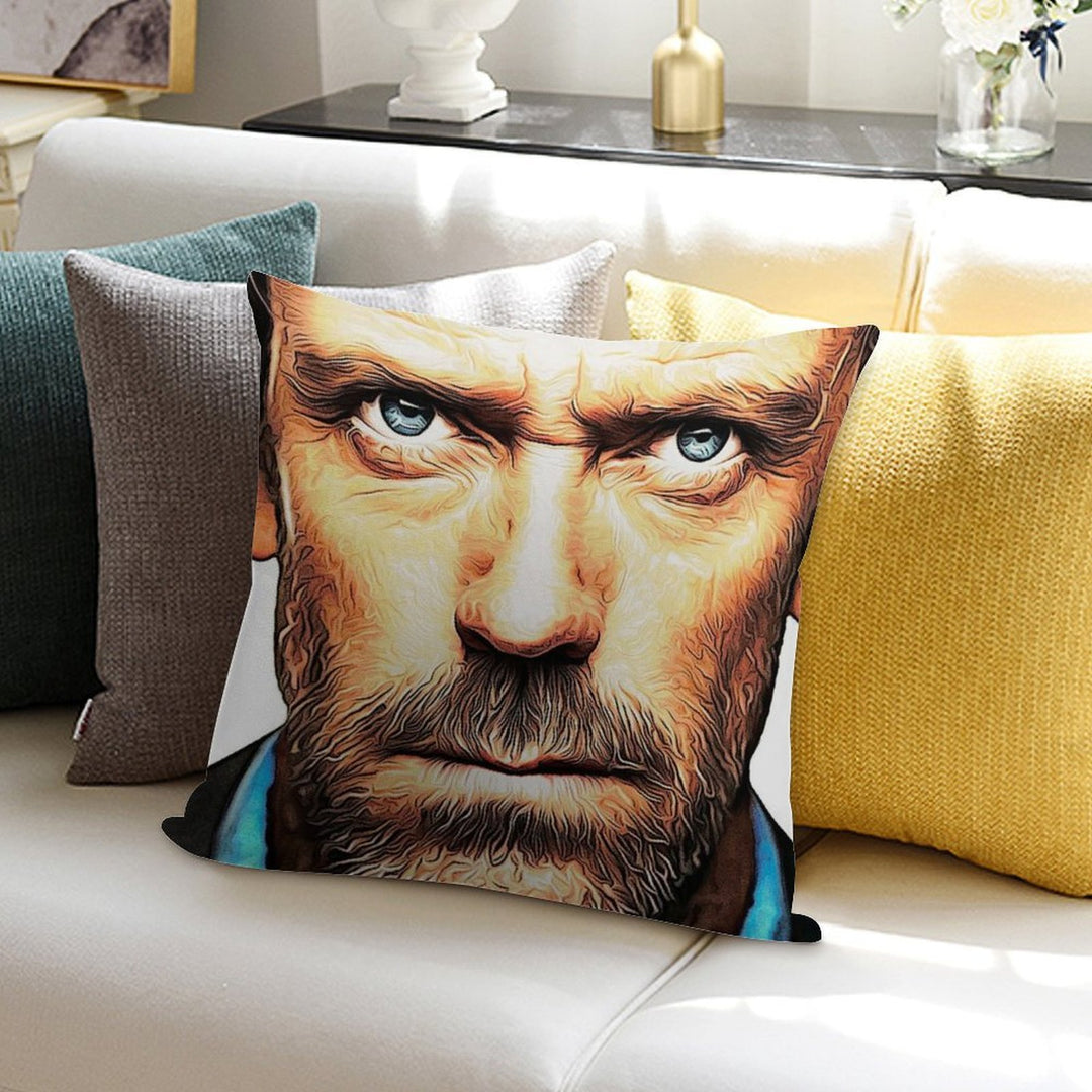 Dr. House Soft Home Decor Throw Pillow