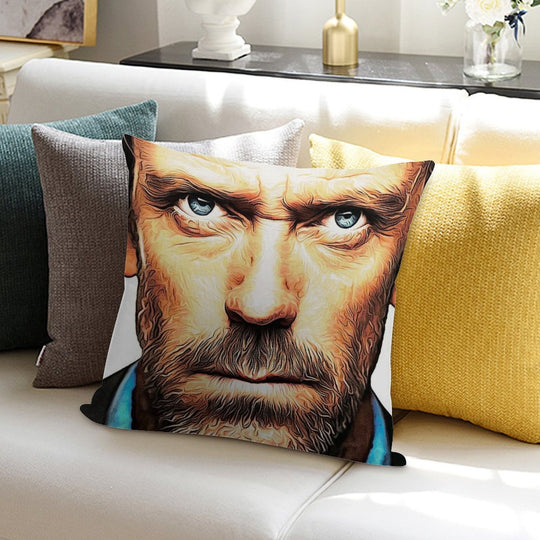 Dr. House Soft Home Decor Throw Pillow