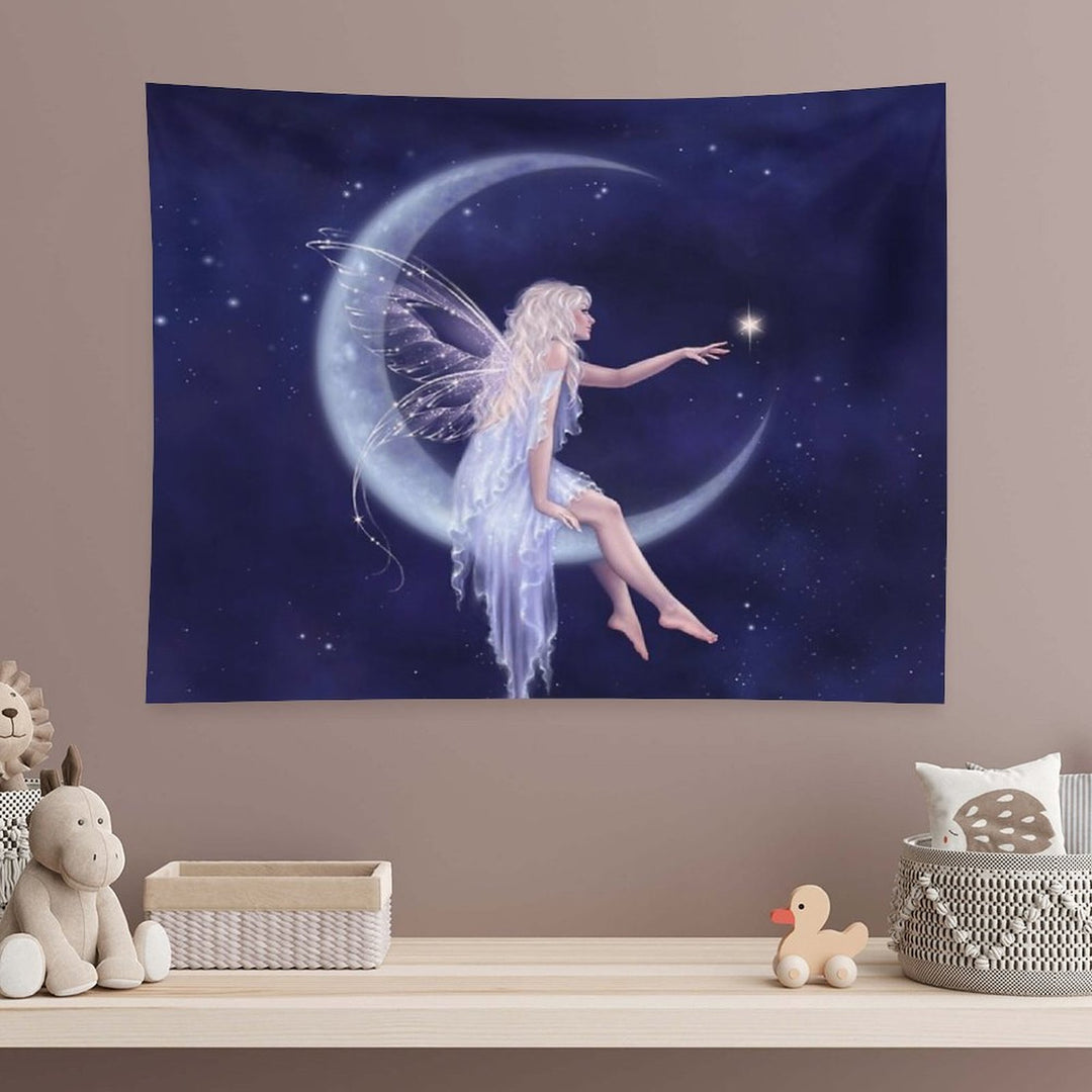 Birth of A Star Moon Fairy Tapestry