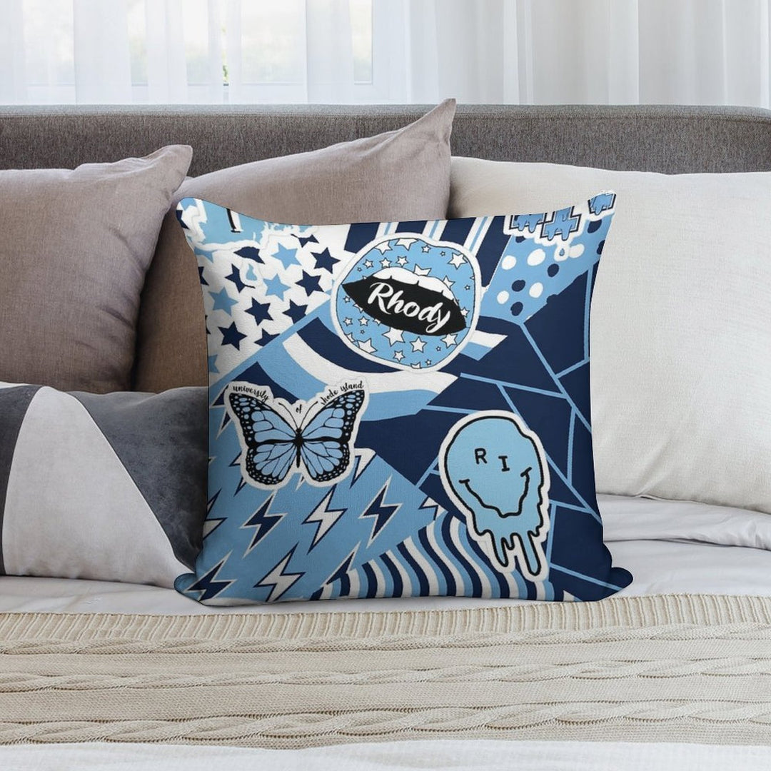 URI Collage Soft High-Density Material Throw Pillow