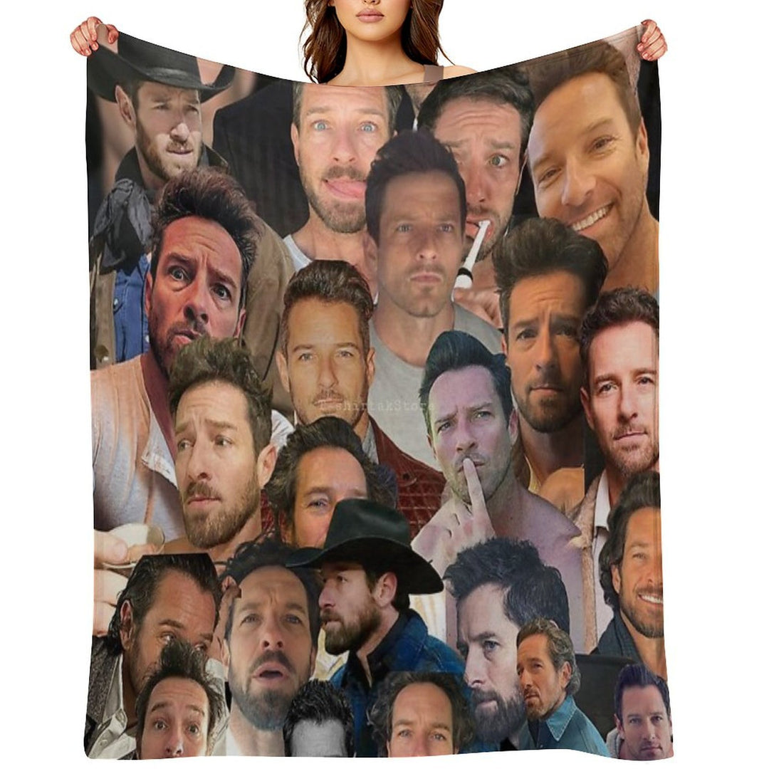 Ian Bohen Photo Collage All-season Throw Blanket