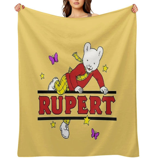 Rupert Bear Premium Throw Blanket