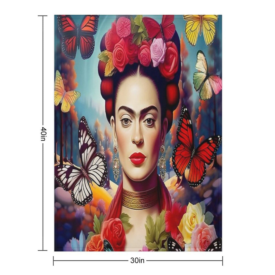 Frida Kahlo 14 Compact Throw Blanket