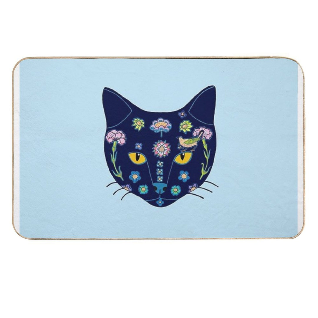 Moon Cat  Toxin-Free Bath Mat