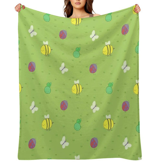 Adventure Time™ End Credits Pattern Easy Care Throw Blanket