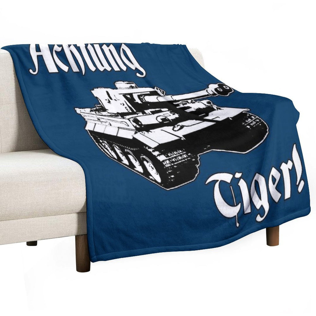Tiger Tanks Ww2 Germany Durable Throw Blanket
