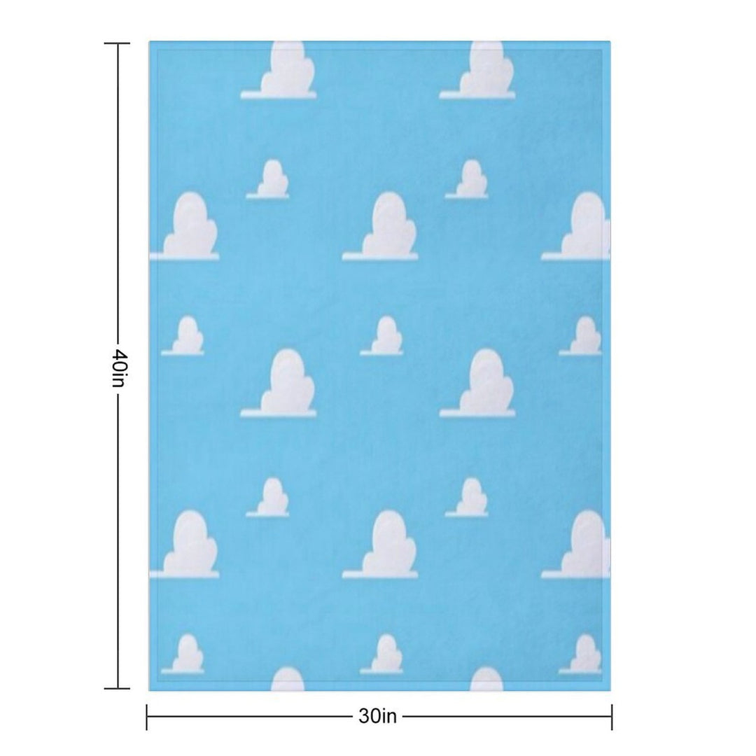 Clouds Andy's Room Lightweight Throw Blanket