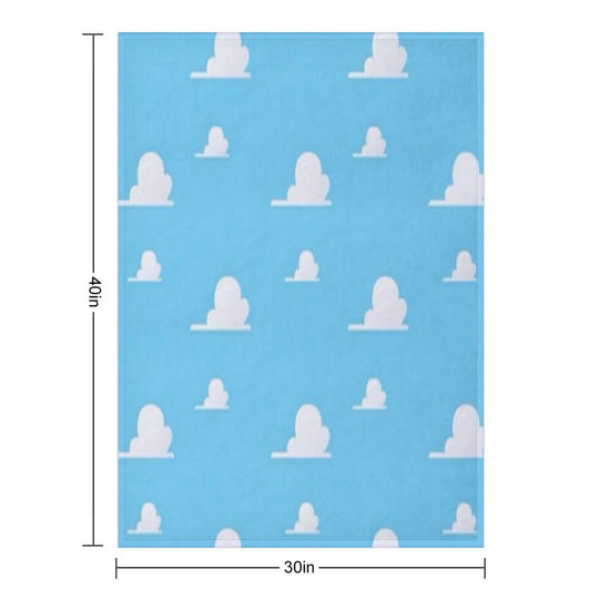 Clouds Andy's Room Lightweight Throw Blanket