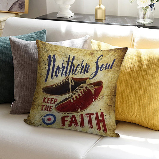 Northern Soul - Keep The Faith Soft Multiple Sizes Throw Pillow
