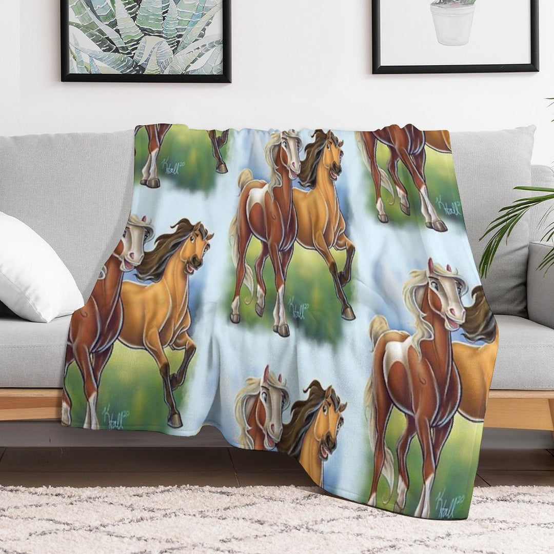 Spirit And Rain Quick-dry Throw Blanket