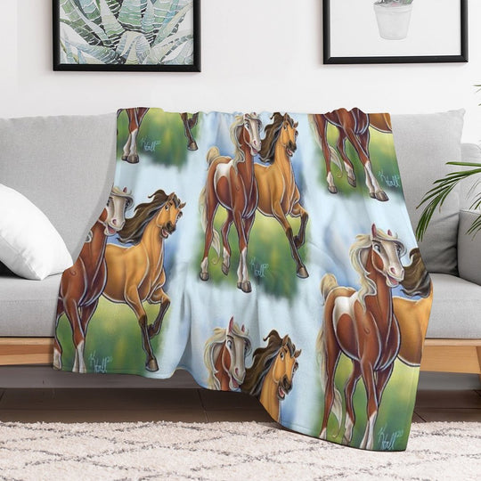 Spirit And Rain Quick-dry Throw Blanket