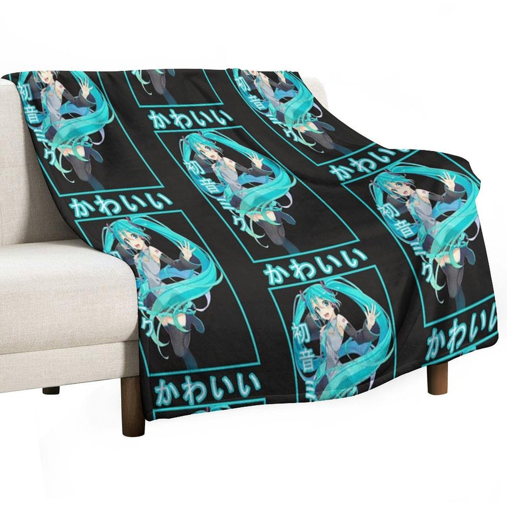 Hatsune Miku  Classic Lightweight Throw Blanket