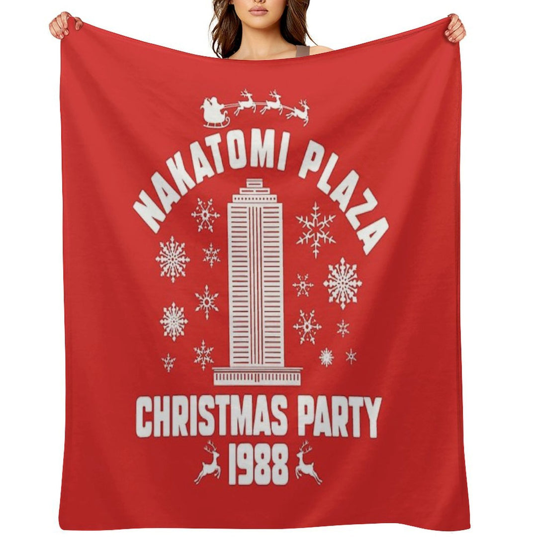 Nakatomi Plaza Shrink-resistant Throw Blanket