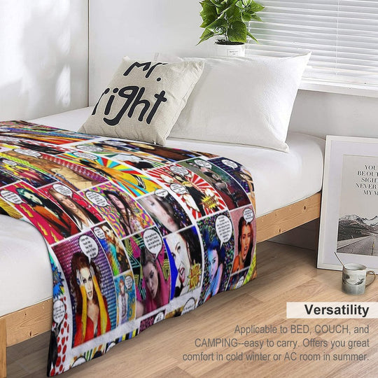 Dannii Minogue Goes Pow WOW #30 All-season Throw Blanket