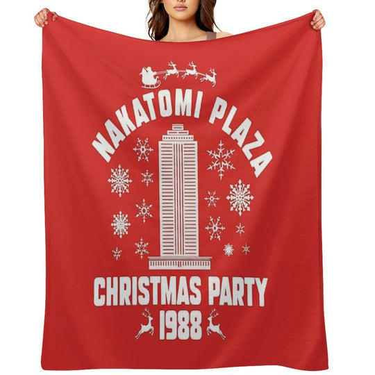 Nakatomi Plaza Shrink-resistant Throw Blanket