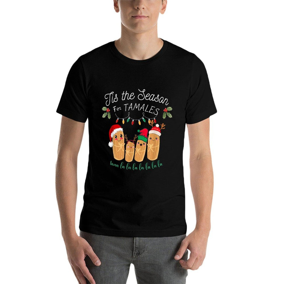 Tis The Season For Tamales Mexican Christmas  Eco-friendly Material T-Shirt
