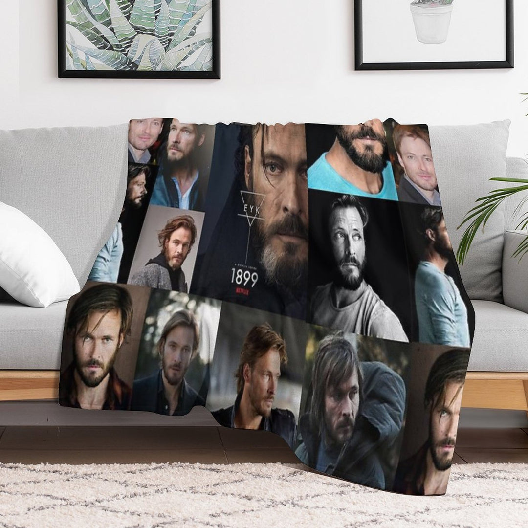 Andreas Pietschmann Collage Design Velvety-soft Throw Blanket