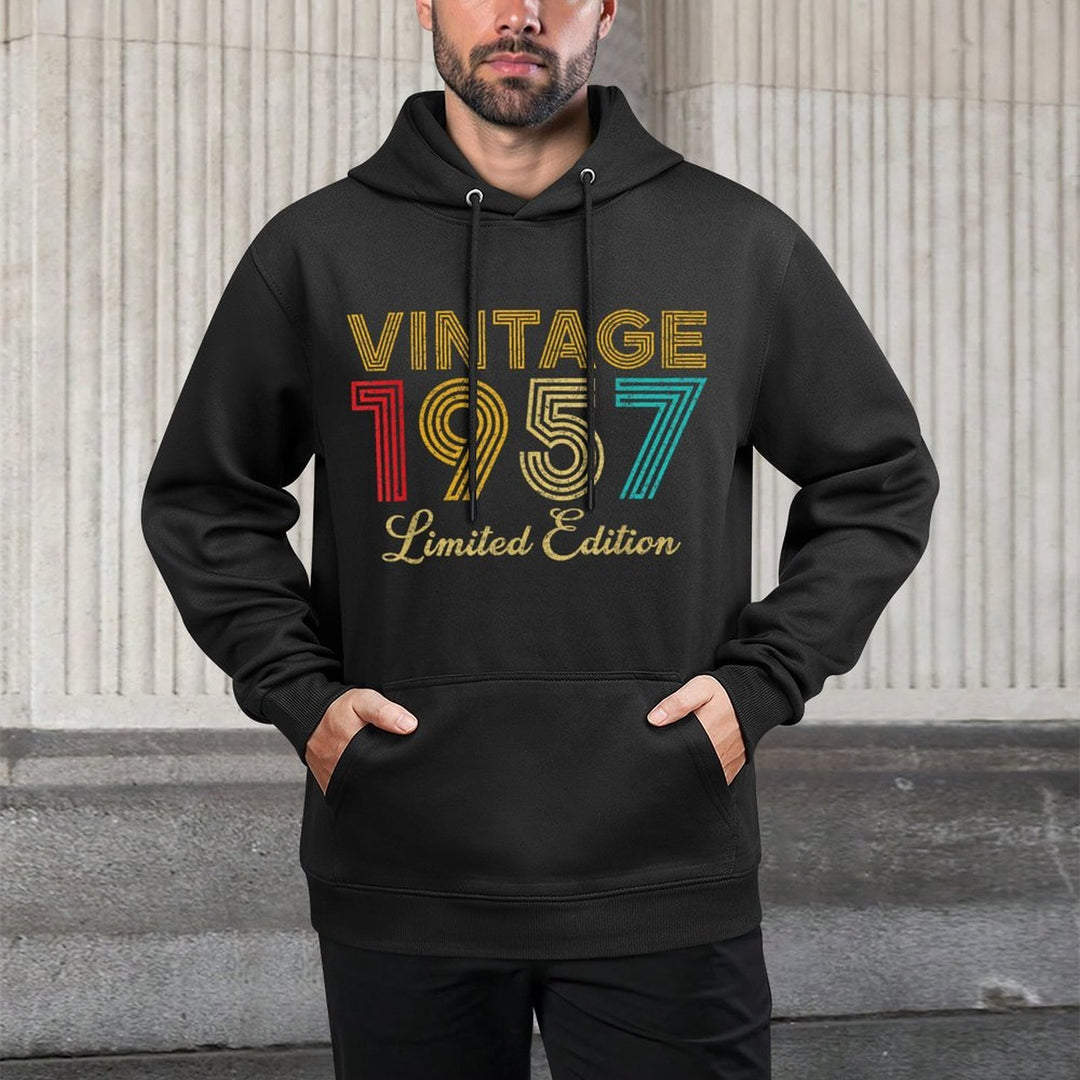 65 Years Old Vintage 1957 Limited Edition 65th Birthday Unisex Design Hoodie