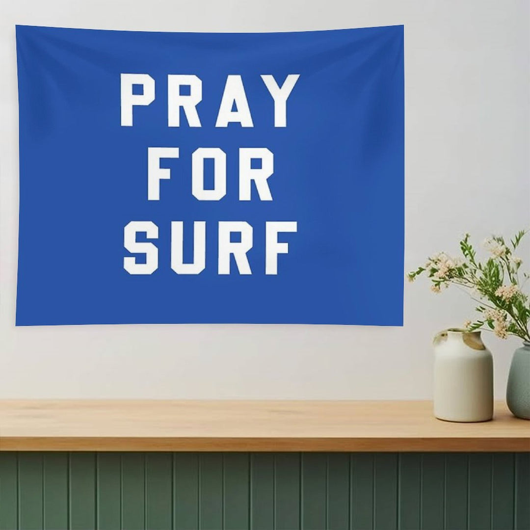 Pray for Surf - Blue Tapestry