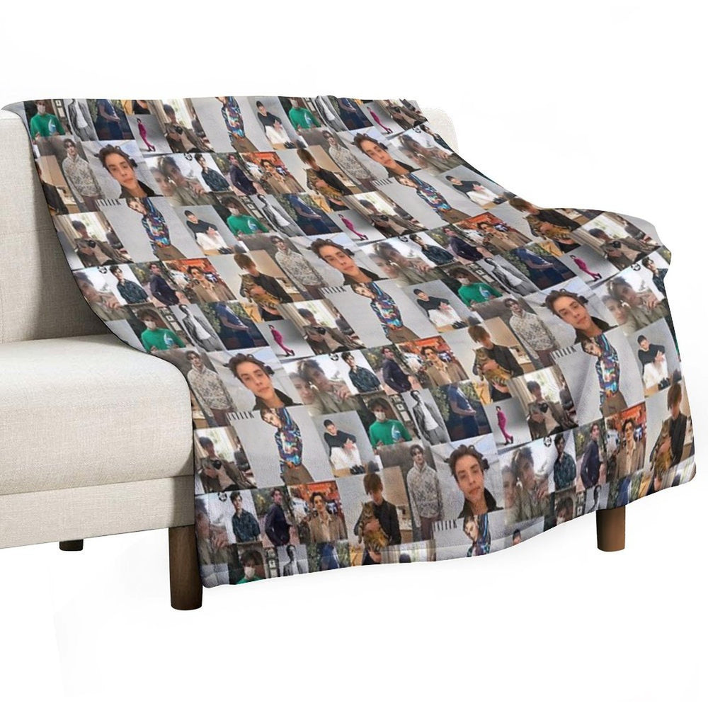 Louis Partridge Poster Lightweight Throw Blanket