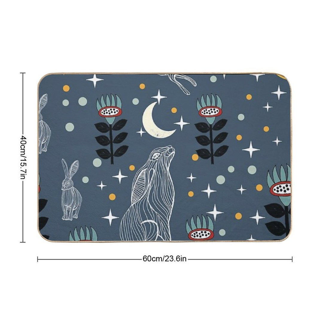 Hare Moon  Toxin-Free Bath Mat